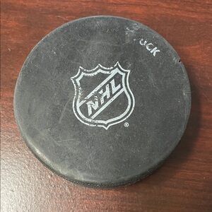 Game Used NHL Warmup Puck
